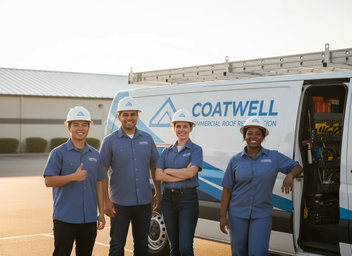 Commercial roof coating company in Midland, SD